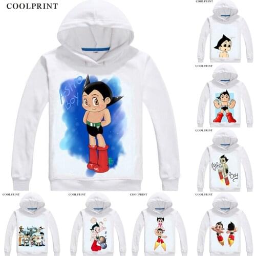Astro Boy Hoodies Hooded Hoodie Anime Mighty Atom Tetsuwan Atomu Doctor Tenma Astroboy Tetsuwan Atom Comic Cosplay Sweatshirts