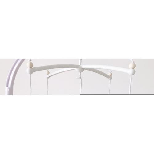 Baby Mobile Crib Rattles Toys for 0-12 Months Newborn Crib Hanging Bed Bell Hairball Rattles Rotating Holder Arm Room Decoration