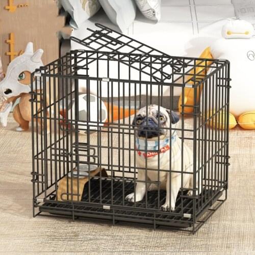 Small Medium Dog House Rabbit Cat Cage Chat Home Pet Accessories Crate Bed Indoor Kennel Outdoor Puppy Metal Cover Heavy-Duty