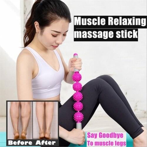 Multifunctional muscle relaxation massage stick roller yoga massage stick yoga fitness relaxation equipment