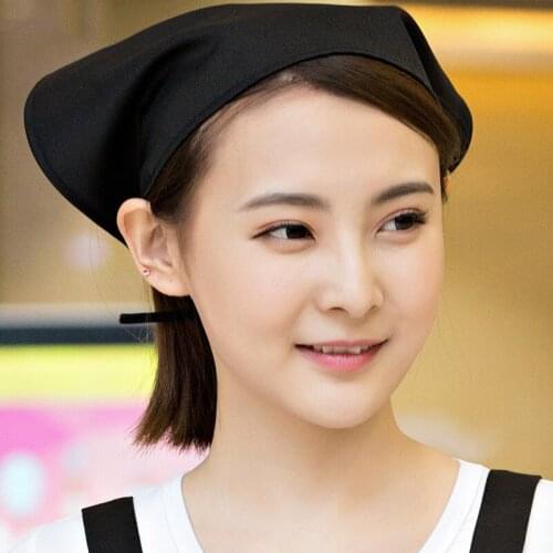 Fashion advertising apron matching turban work clothes custom printing LOGO