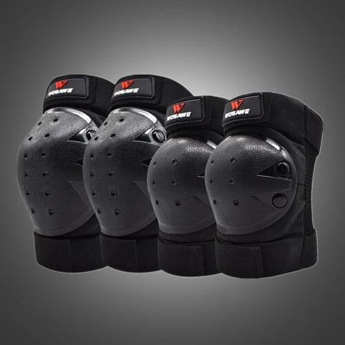 WOSAWE Adult Knee Pads Protector Snowboard Skateboard Ski Roller Hockey Hard Protection Shell EVA Foam Sport Elbow Brace Pad