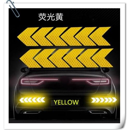 New boot safety warning reflective sticker reflective backlight protection for Chevrolet GPiX Jay Groove Beat Avalanche 34