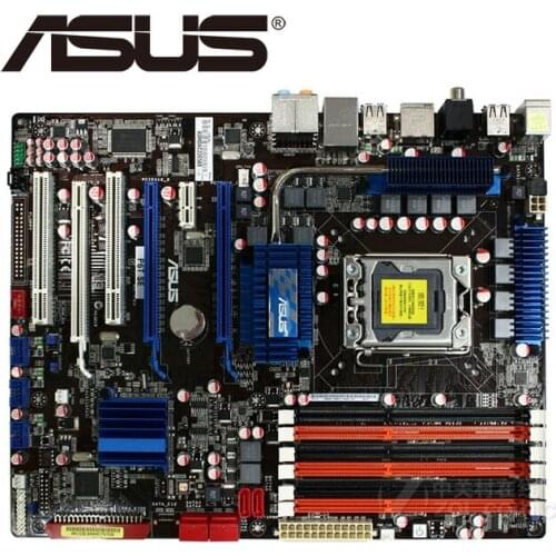 Original used Desktop motherboard for ASUS P6T SE DDR3 LGA 1366 24GB USB2.0 X58 Desktop Motherboard