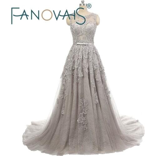 Real Photo A-line Sexy Backless Wedding Dress Sequins Beaded Applique Lace Wedding Dresses 2019 Court Train vestido de noiva