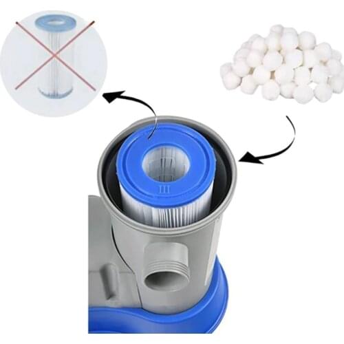 Swimming Pool Cleaning Equipment Special Fine Fiber Ball Filter Lightweight High Strength Durable Swimming Pool Cleaning Tool