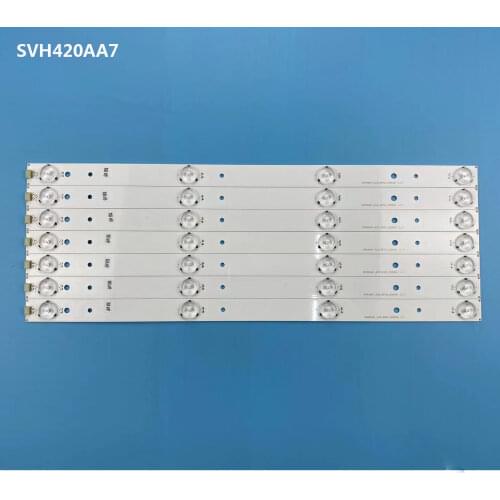 35PCS LED backlight strip SVH420AB2 SVH420AB4 SVH420AA7_4LED H43N5300UK H43M3000 H43MEC3050 LED43K300U 43H7C 43H7C2 LC-43N4000