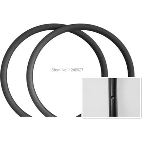 Carbon wheel rims MTB bicycle rim 700c width 23mm clincher matte finsh for road bike use free shipping