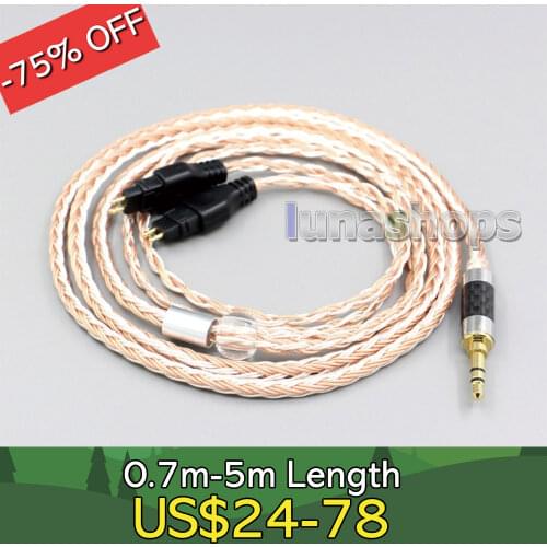 XLR 16 Cores OCC Silver Plated Mixed Headphone Cable For Sennheiser HD580 HD600 HD650 HDxxx HD660S HD58x HD6xx LN005980