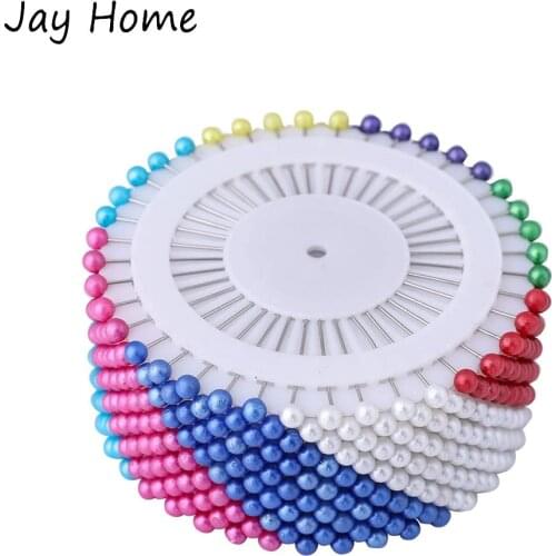 120/200pcs Sewing Pins Pearl Head Pins Straight Quilting Pins for Sewing Craft Dressmaker Jewelry Decoration DIY Sewing Supplies