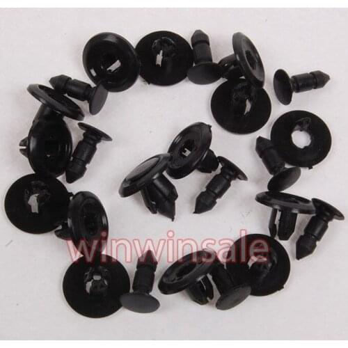100Pcs Engine Under Cover Push Type Clip Retainer Fastener Fit for Toyota Lexus 90467-07201
