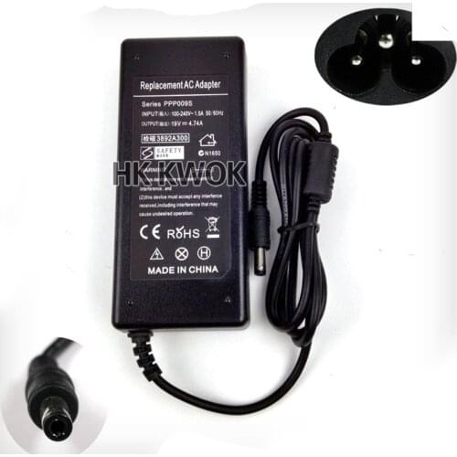 19V 4.74A 90W AC Power Adapter For toshiba PA3165U-1ACA PA3165E-1ACA A105 a300 5.5*2.5mm Laptop Adapter Free Shipping