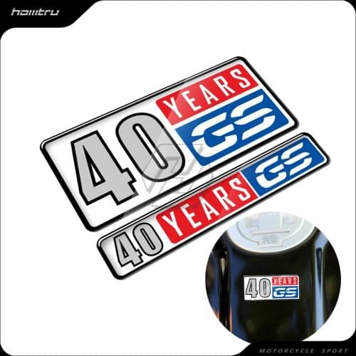 3D Motorcycle Decal Case for BMW Motorrad 40 Years GS Sticker for R1200GS R1250GS F850GS F800GS