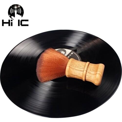 Turntable Player Accessory Carbon Fiber Record Cleaning Brush Super Clean Anti-static Record Dust Remover for LP Vinyl Record
