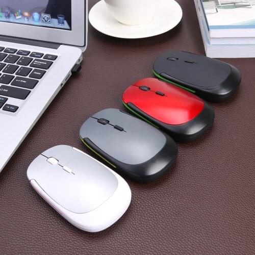 Wireless Computer Mouse 4 Button 1600 DPI Optical 2.4Ghz USB Receiver Super Slim Mouse Professional Gamer Mice For PC Laptop