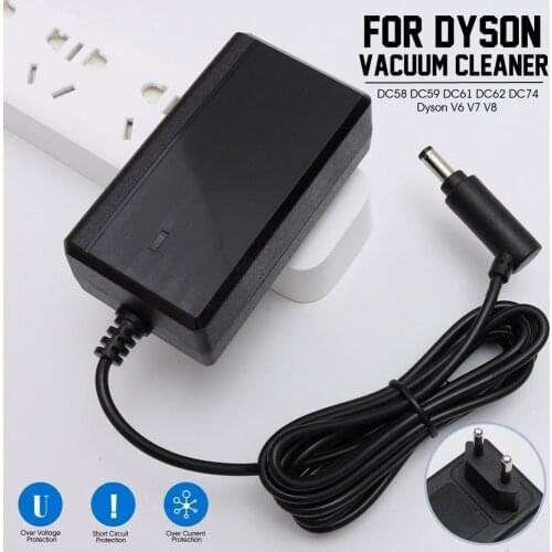 Eu/au/uk Charger Adapter For Dyson Vacuum Cleaner V6 V7 V8 Dc59 Dc58 Dc59 Dc61 Dc62 Sv03 Battery Charger Power Supply Adaptor