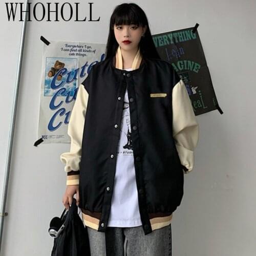 Spring Autumn Coat American Baseball Bomber Jacket Loose Letter R Men Women Couples Tops Harajuku Plus Size Jackets Streetwear