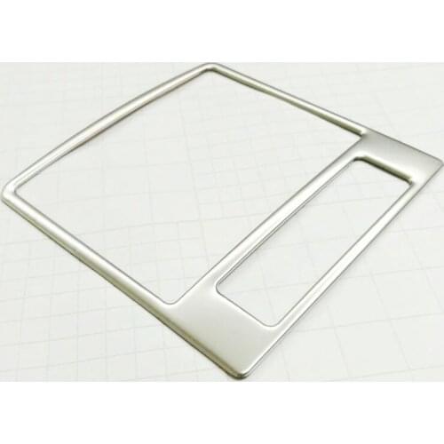 For Touran 2009 2010 2011 2012 2013 2014 2015 Stainless Steel Electronic Hand Parking Brake Water Cup Frame Cover Trim