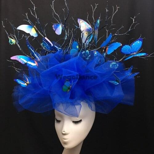 Girls Cosplay Headdress Lady Make Up Parties Masks Nightclubs Show Models Bars Half Tassel Wear Halloween Headwear