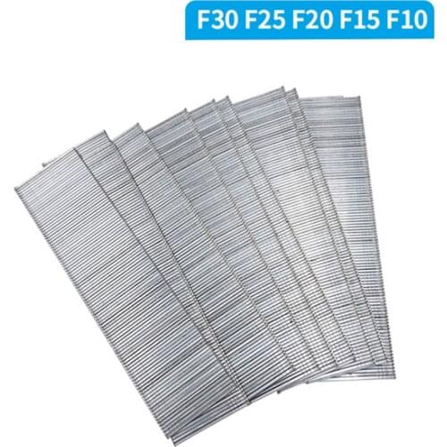 5000Pcs F10/F15/F20/F25/F30 Straight Brad Gun Nails For Electric Nail Gun Stapler Nailer DIY Home/Garden Woodworking Tool