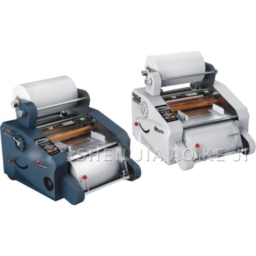Sale Cb-f350a Automatic Laminating Machine 0.5-3 M / Min Film Speed Lcd Display Thermo-laminating Mahine Feed Width 350mm