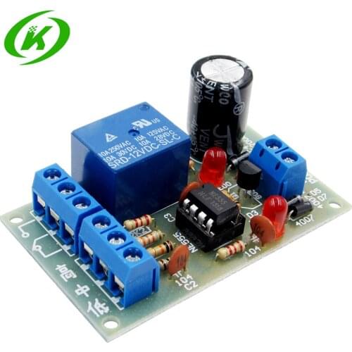 Liquid Level Controller Module Water Level Detection Sensor Board 9V 12V AC DC High Current Relay Control Pump Low Power
