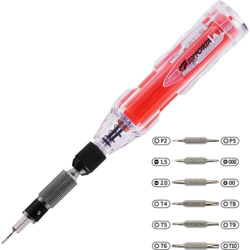 Screwdriver Set Pen Type 12 IN 1 Precision Repair Hand Tool Iphone Macbook Maintenace Toolkit