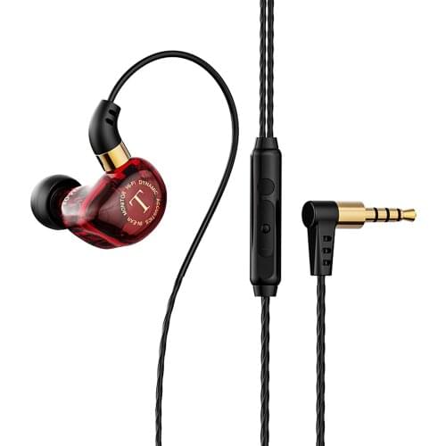 3.5mm Bass Headset In-Ear Earphone Stereo Earbuds Headphone Wired Mic Clear