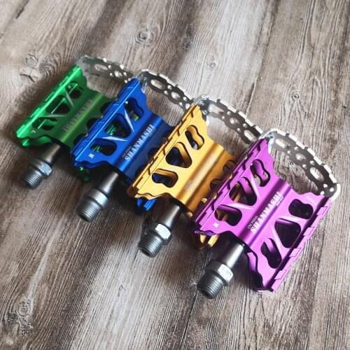Non-slip Bike Pedals Aluminum Alloy Ultralight Bearing Pedal for 9/16" Folding Bike Mountain Bike pedals