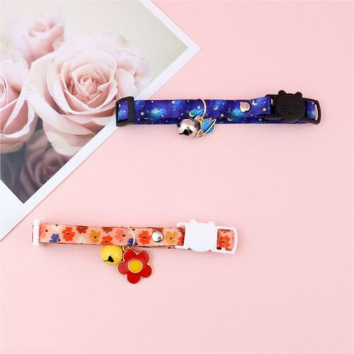 Cat collar cat necklace cat collar with bell dog collar pet collar kitten collar cat accessories pet