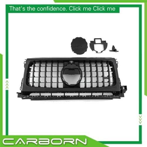 For-Mercedes For-Benz G-class W463A W464 G500 G350 G63 2019-ON New GT Style ABS Plastic Front Bumper Racing Grille Product