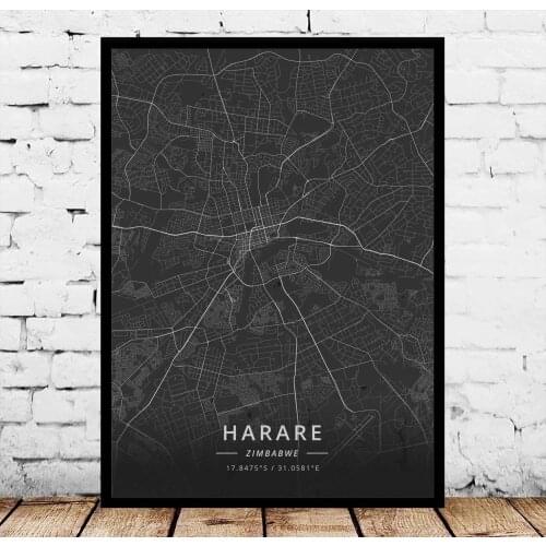 Harare Zimbabwe Poster