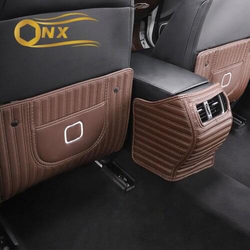 Car Rear seat anti-kick pad rear center armrest box protective pad For Honda tenth generation of Accord decoration Accessories