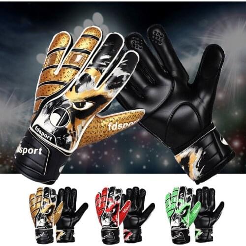 Professional 2021 Boys Mens Soccer Goalkeeper Gloves Thick Latex Football Finger Protective Guard Keeper Goalie Training Gloves