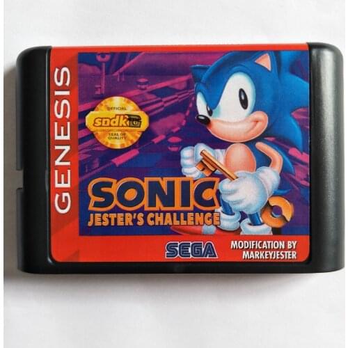 Sonic - jesters challenge For Sega Mega drive 16 bit MD Games Card For Sega Mega Drive For Genesis