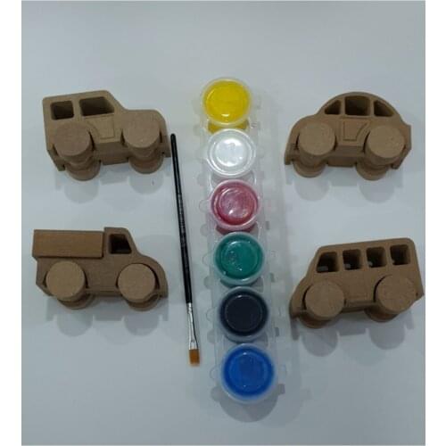 Wood Painting Starter Kit hobby set paint wood product brush set workshop hobby entertainment talent