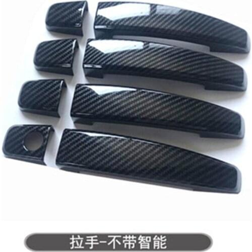 Car styling ABS Carbon fiber Door Bowl Door handle Protective covering Cover Trim For Chevrolet CRUZE 2009-2015