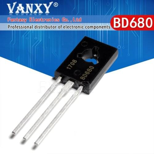 10pcs BD680 TO126 BD680A TO-126