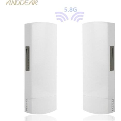 2 pieces 1-3km 300 Mbit open router CPE 5.8G wireless access point router Wi-Fi bridge device wifi extender dual band repeater