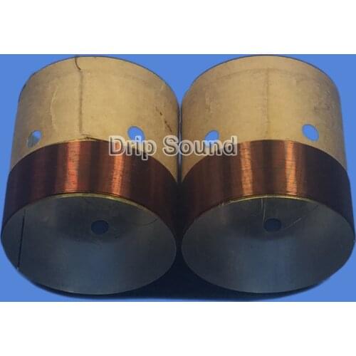 2pcs 38.5mm 38.5 Core 8ohm Bass Voice Coil ASV White Aluminium Woofer Sound Drive Speaker Repair Parts