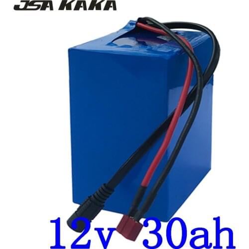 Free customs fee 350W 12V 30AH Lithium-ion battery 12V 30000MAH Lithium battery for 12V 3S ebike Battery with 12.6V 5A charger