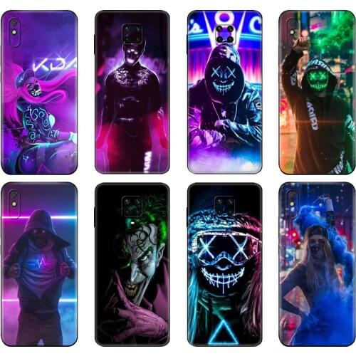 Black tpu Case For Xiaomi Redmi 7A 8 8A 9 9A 9C Case Redmi Note 8T 8 Pro T Note 9 9S 9 Pro Case Street Brand Boy Girls