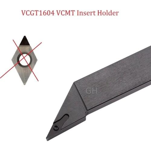 Holder SVJCR/L of VCGT1604 VCMT11 PCD carbide insert External Turning Tool SVJCR1212 1616 2020 2525 Lathe cutter without insert