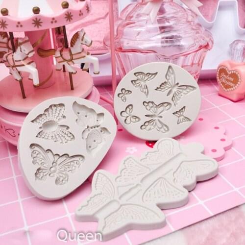 Butterfly Mould Silicone Mold Fondant Cake Decorating Tool Gumpaste Sugarcraft Chocolate Forms Bakeware