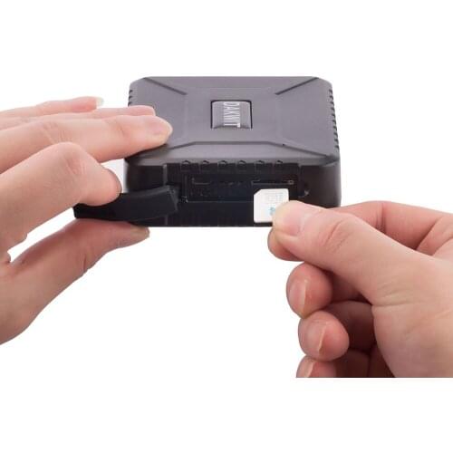 GPS Vehicle Tracker TK800B with Strong Magnet Fall Off Alarm Vibration Alarm with Dustproof Bag Realtime Tracking Device Locator