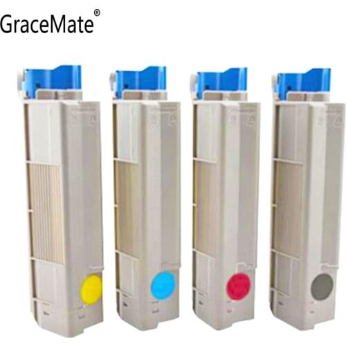 GraceMate Toner Cartridges Compatible for OKI C5500 C5650 C5750 Printers Black Color Toner Cartridges