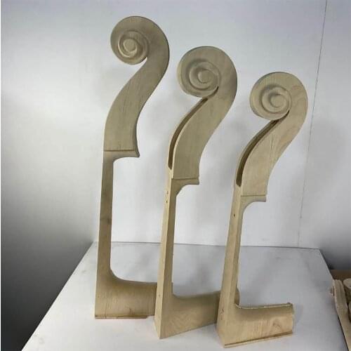 1 PCS 3/4 upright double bass maple neck,1/2 Upright Bass Maple Head of 1/4 Contrabass