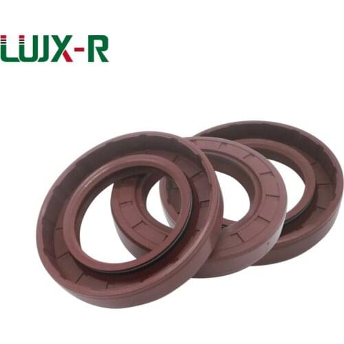 LUJX-R 1pc TC Shaft Seal FKM Simmer Ring Radial Skeleton Oil Seal 35x60x5/35x62x8/35x65x8-35x86x12mm Brown FKM Fluorine Gasket