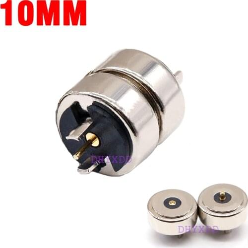 1Pair Magnetic DC 12V 2A Charging Magnet Connector Spring Pin Charge Power Through Hole Male Female Probe Solder Wire AND PCB