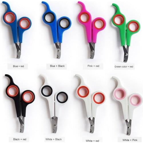 Cat Dog Grooming Nail Clippers Portable Puppy Nail Clipper Trimmer Cutter Stainless Steel Dog Cat Claw Nail Scissor Pet Toe Care